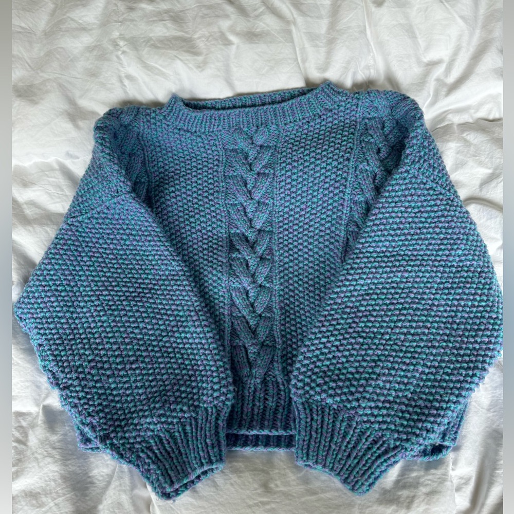Handmade knit sweater